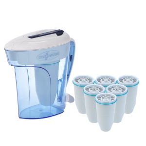 ZeroWater 2.8L Ready-Pour® Water Pitcher with 7 filters