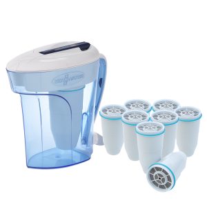 ZeroWater 2.8L Ready-Pour® Water Pitcher with 9 filters