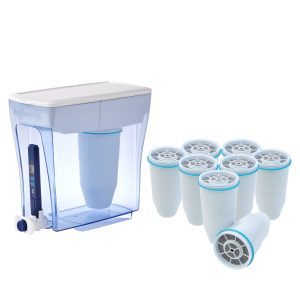 ZeroWater 4.7L Ready-Pour® Water Filter Dispenser with 9 filters